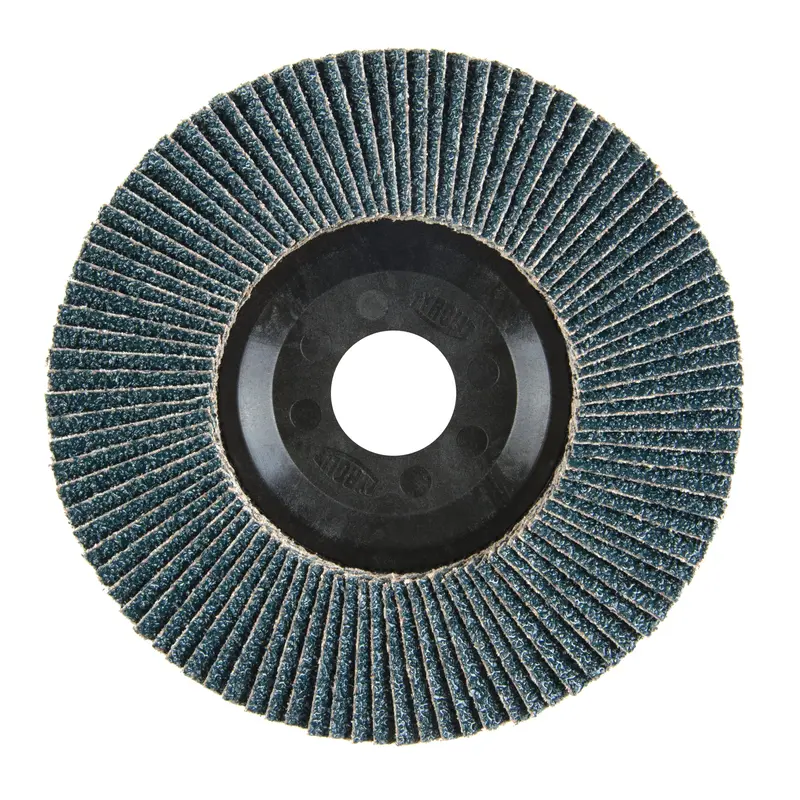 Flap Disc, 4-1/2" X 7/8", Type 27, 60 Grit, Zirconium 2