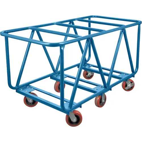 Flat Bed Lumber Cart, 60" X 30" X 33", 2500 Lbs. Capacity 1