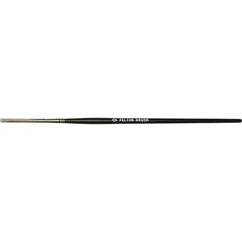 Flat Bristle Artist Brush, 6 Mm Brush Width, Red Sable, Wood Handle 1