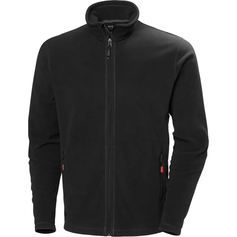 Fleece Jacket, Men's, X-Large, Black 1