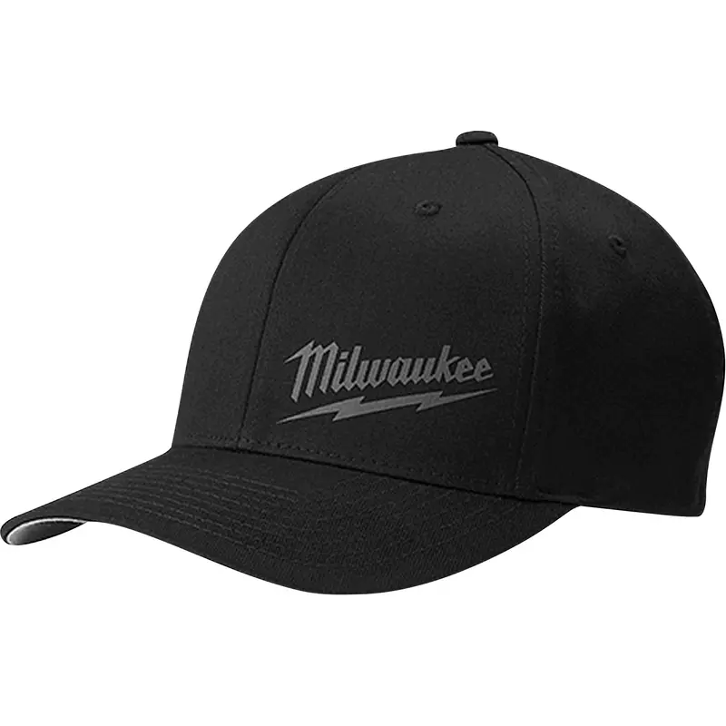Flexfit® Fitted Hat - Large/X-Large, Black, Poly-Cotton 1