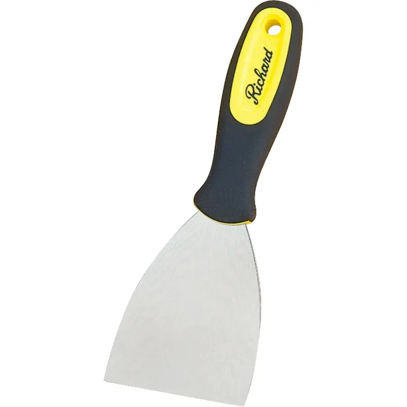 Flexible Wall Scrapers, High-Carbon Steel Blade, 3" Wide, Plastic Handle 1