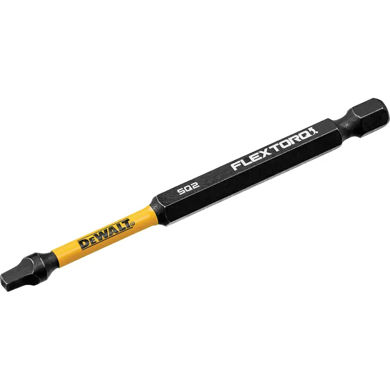Flextorq® Impact Ready Screwdriver Bit, Square, #2 Tip, 1/4" Drive Size, 3-1/2" Length 1