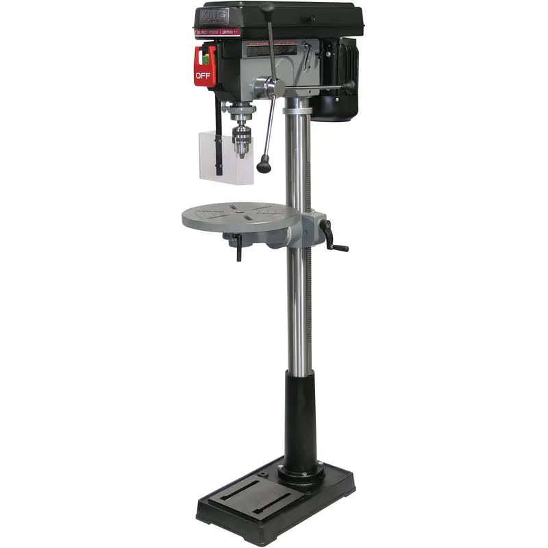 Floor Drill Presses, 17", 5/8" Chuck, 3400 Rpm 1