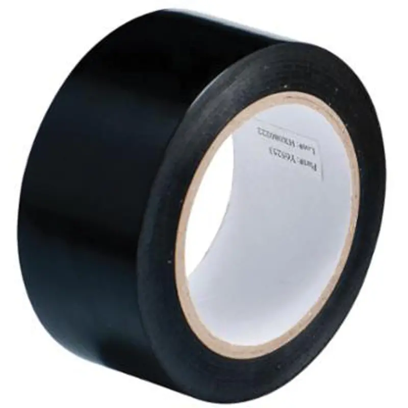 Floor Marking Tape, 2" X 108', Vinyl, Black 1