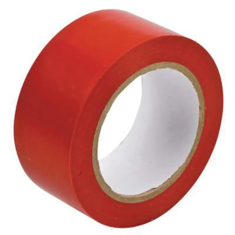 Floor Marking Tape, 2" X 108', Vinyl, Red 1
