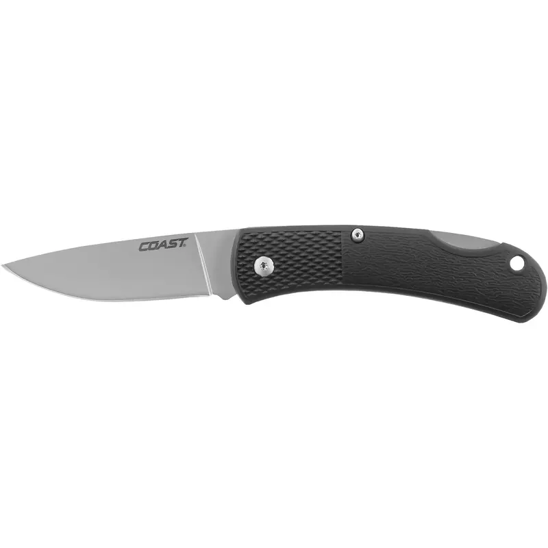 Folding Utility Knife, 2-1/2" Blade, Stainless Steel Blade, Cushion Handle 1