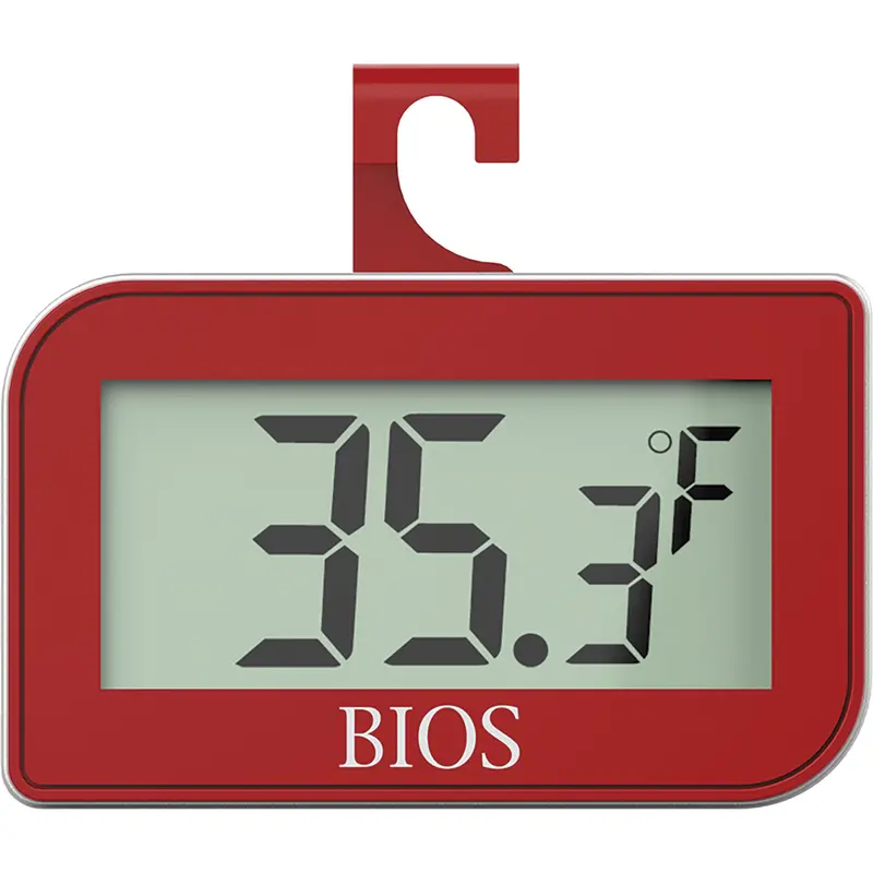 Fridge/Freezer Thermometer, Non-Contact, Digital, -4-122°F (-20-50°C) 1