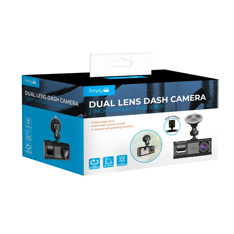 Front & Rear Dash Camera – Dual Lens Car Dash Cam 1