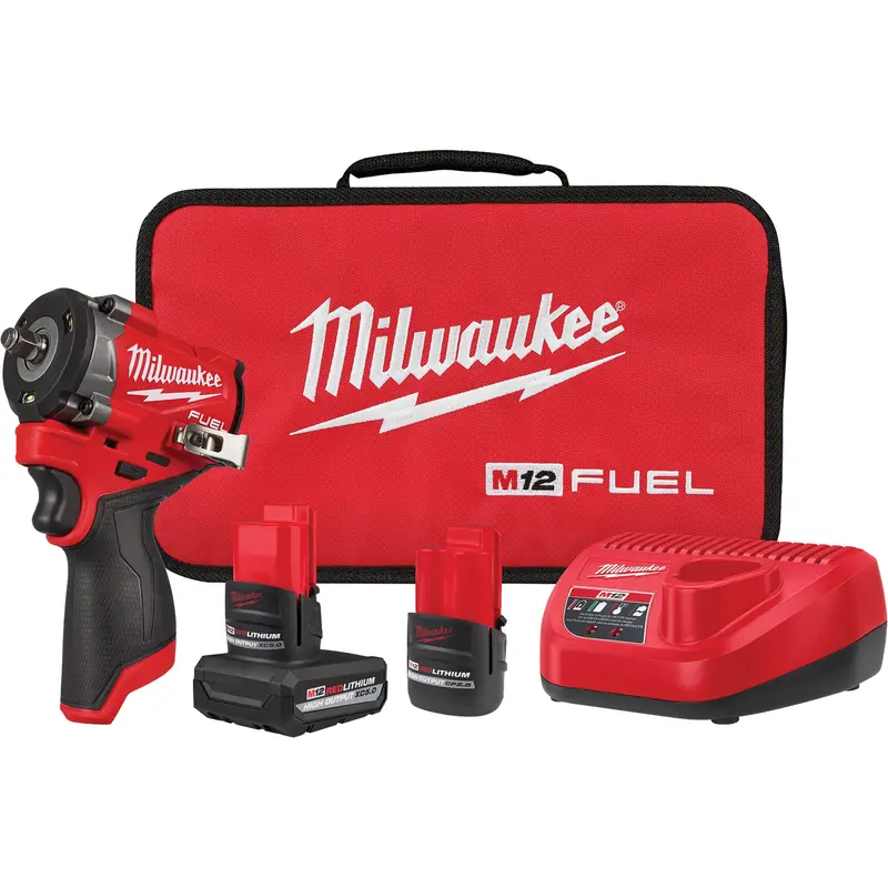 Fuel™ Stubby Impact Wrench Kit, 12 V, 3/8" Socket 1