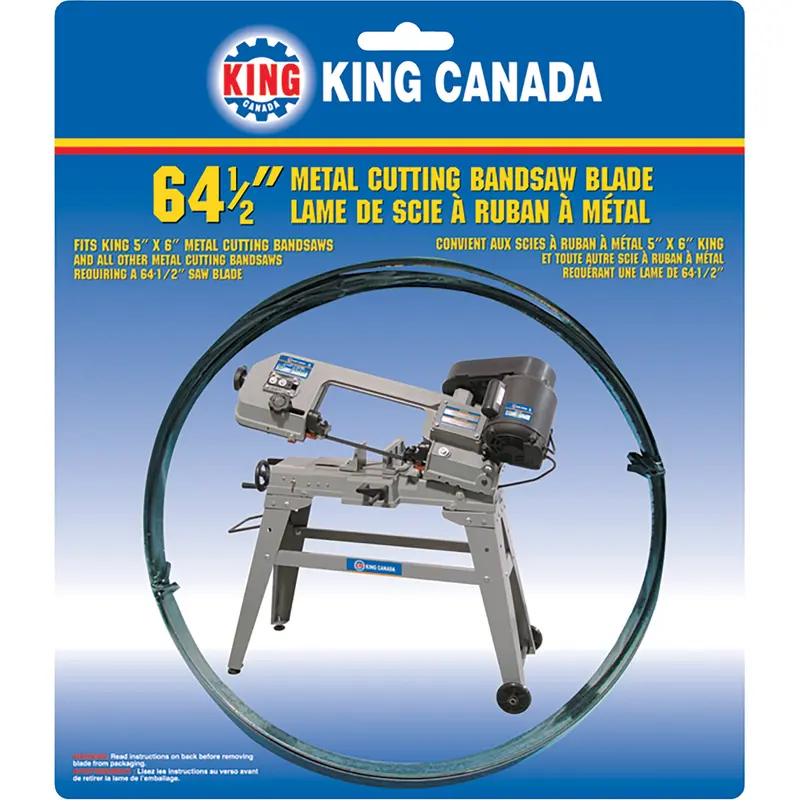 General Purpose Band Saw Blade, Bi-Metal, 64-1/2" L X 1/2" W X 0.025" Thick, 14 Tpi 1