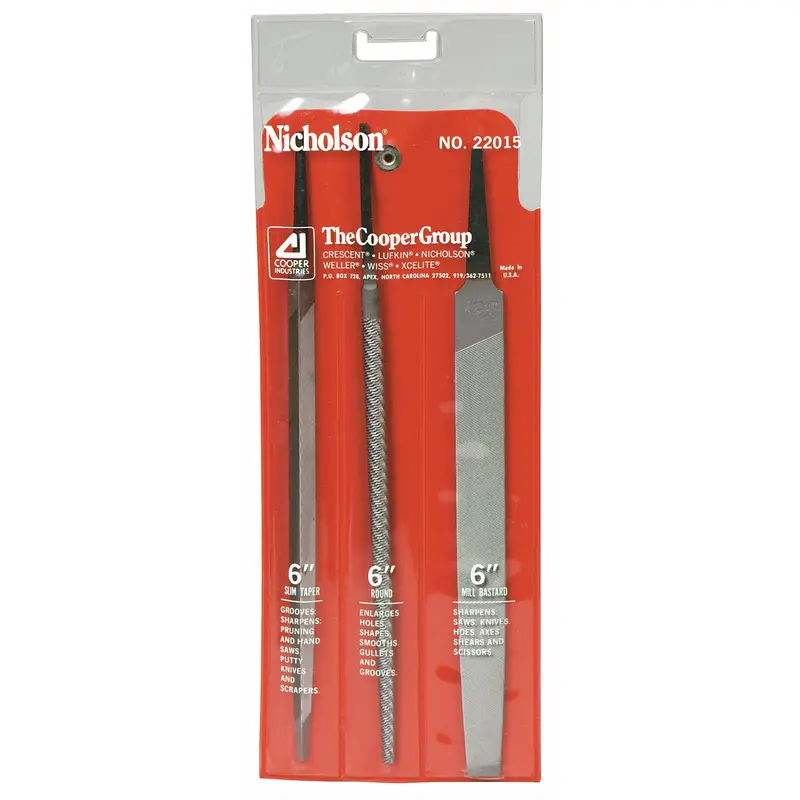 General Purpose File Set, 3 Pcs 1