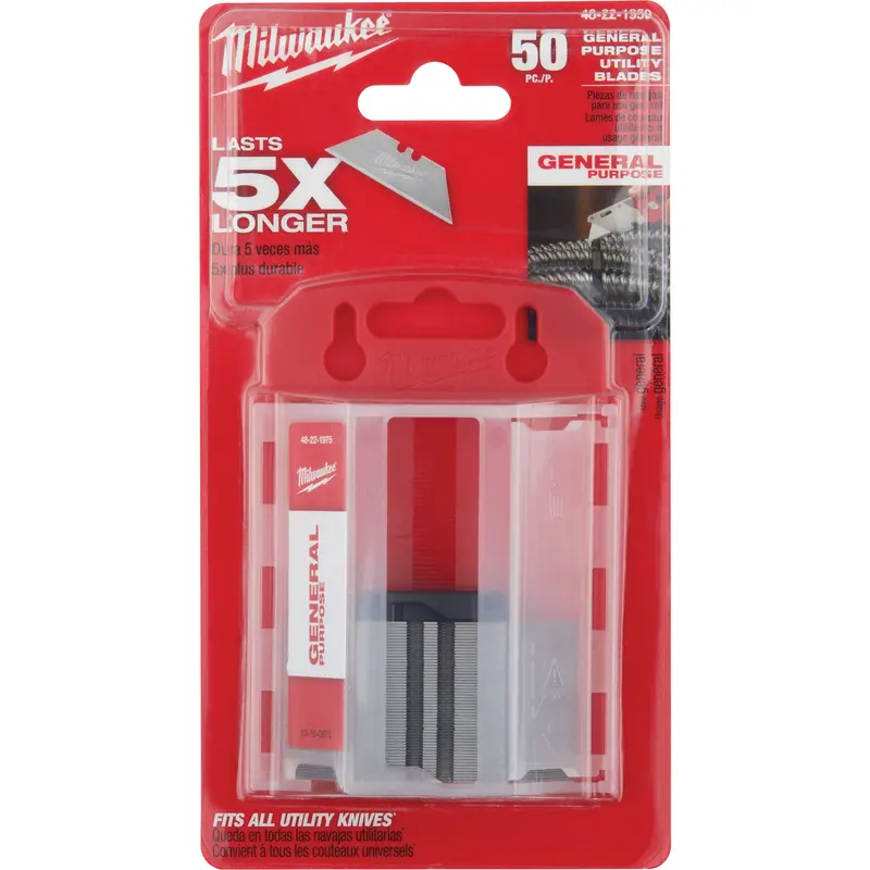 General Purpose Utility Blades With Dispenser, Single Style 1