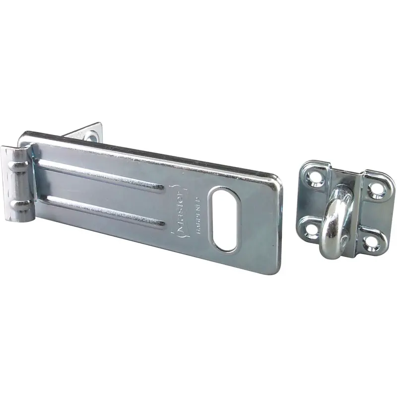 General Security Hardened Steel Hasp, Silver 1