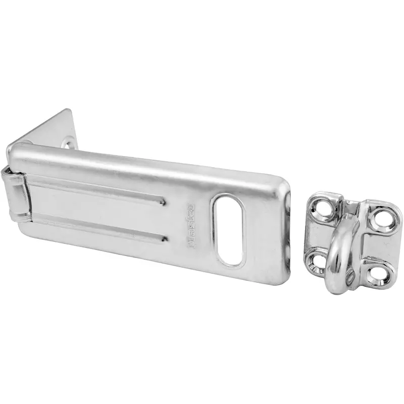 General Security Hardened Steel Hasp, Silver 1