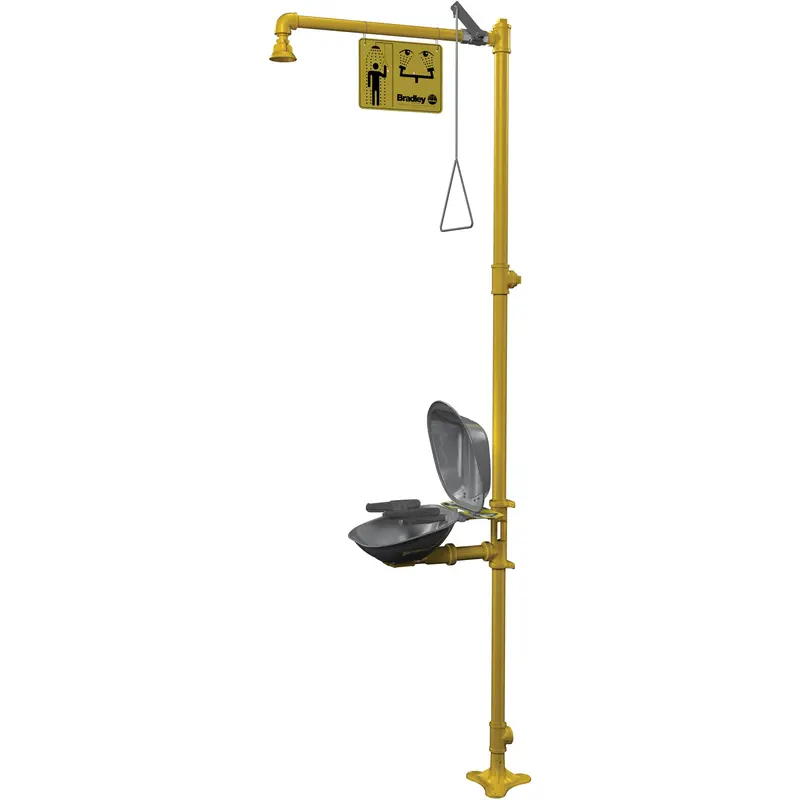 Halo™ Combination Emergency Shower & Eyewash Station 1