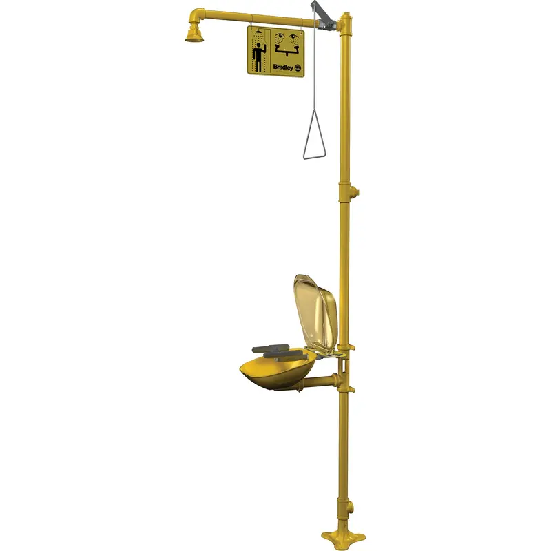 Halo™ Combination Emergency Shower & Eyewash Station 1