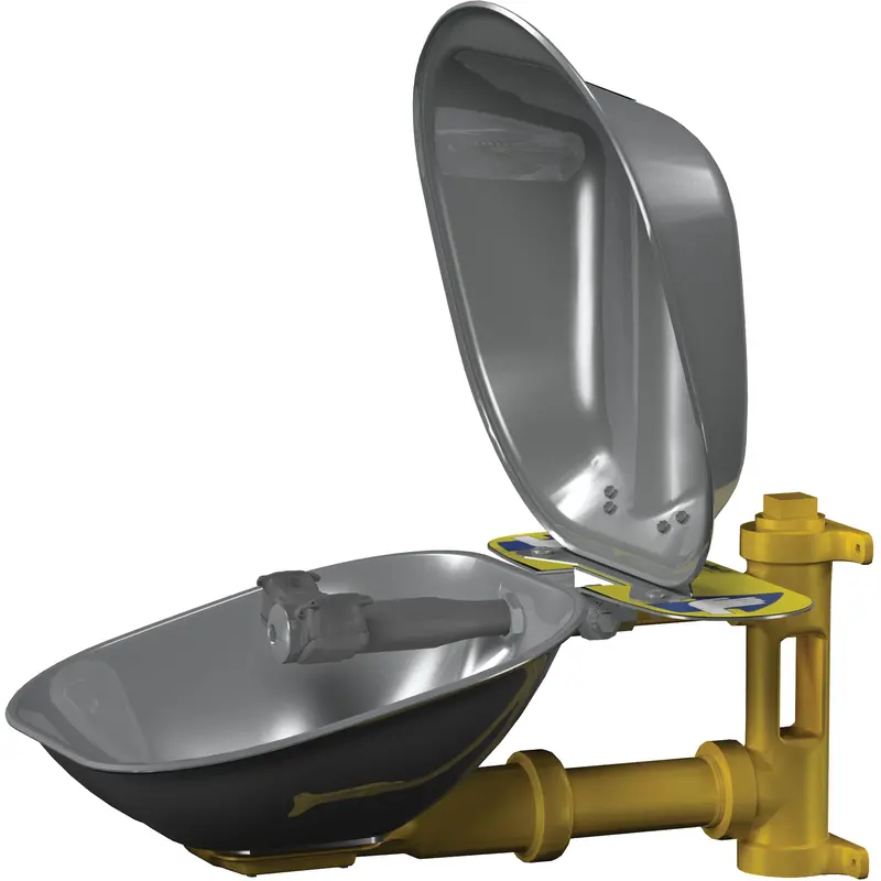 Halo™ Eyewash Stations, Wall-Mount Installation, Stainless Steel Bowl 1