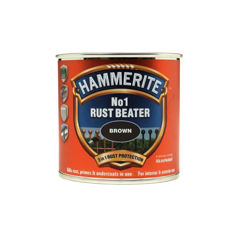 Hammerite No.1 Rust Beater Dark Brown 250Ml 1