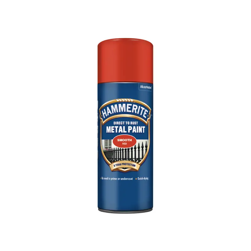 Hammerite Smooth Red Metal Paint 400Ml 1