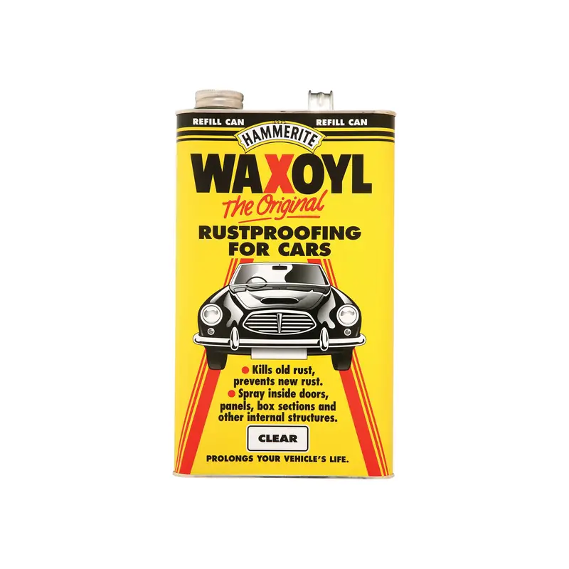 Hammerite Waxoyl Clear Rustproofing Refill Can 5 Litre 1