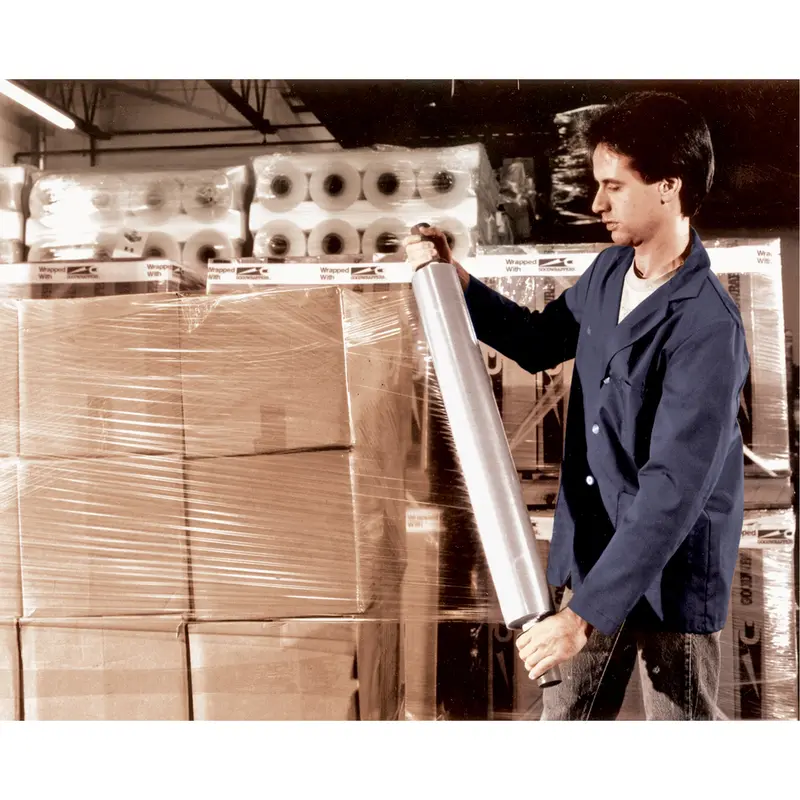 Hand Stretch Wrap, 80 Gauge (20.3 Micrometers), 15" X 1000' 1