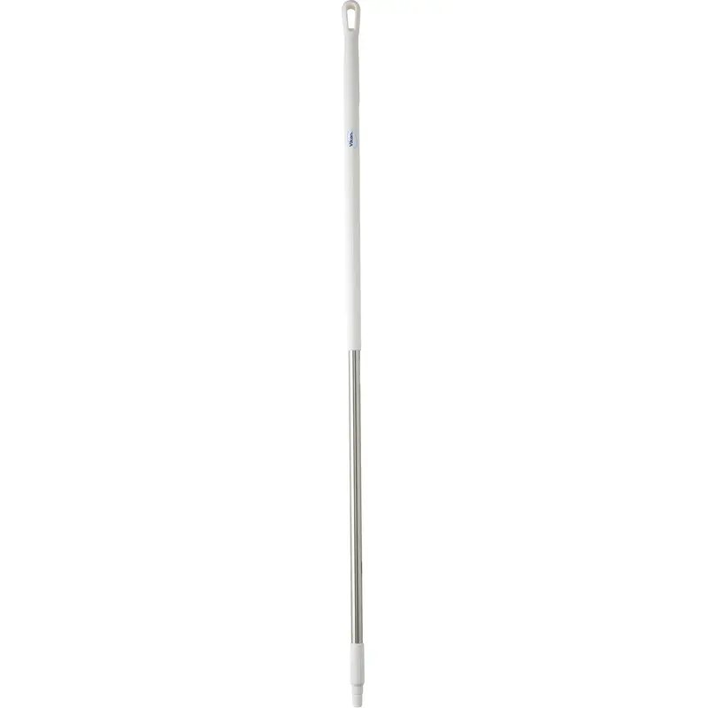 Handle, Broom/Scraper/Squeegee, White, Standard, 59" L 1