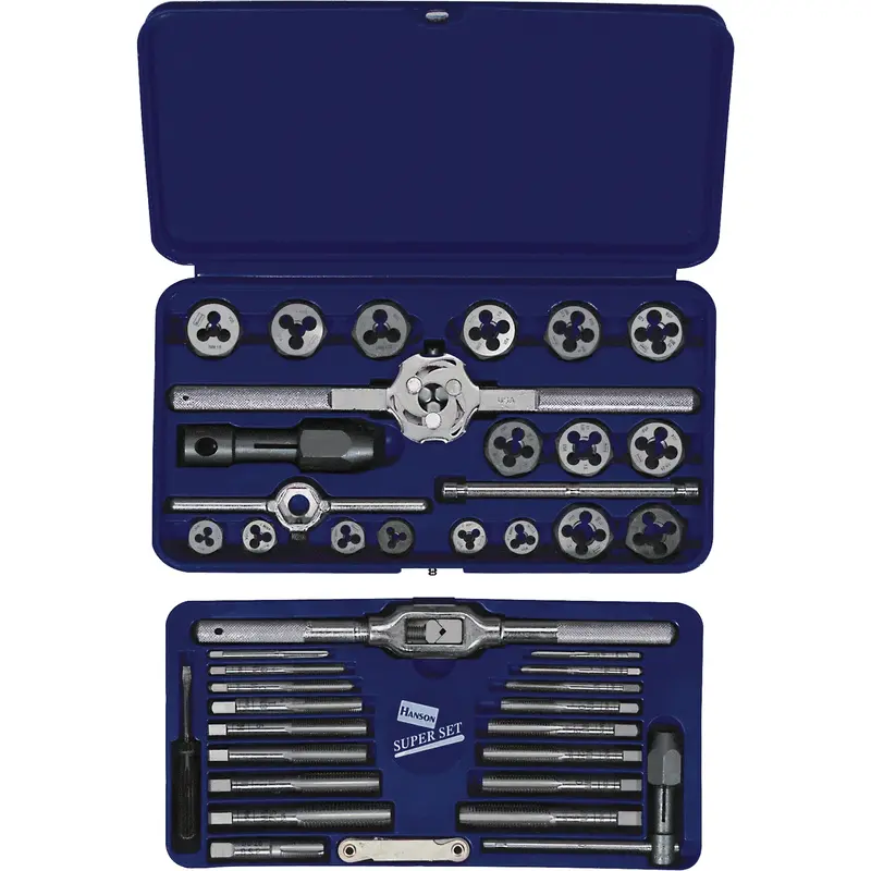 Hanson® Metric Tap & Hex Die Set, 25 Pieces 1