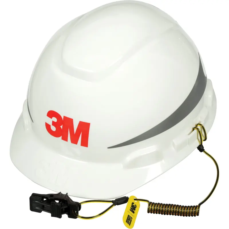 Hard Hat Tether, Coil, Clip/Loop 1