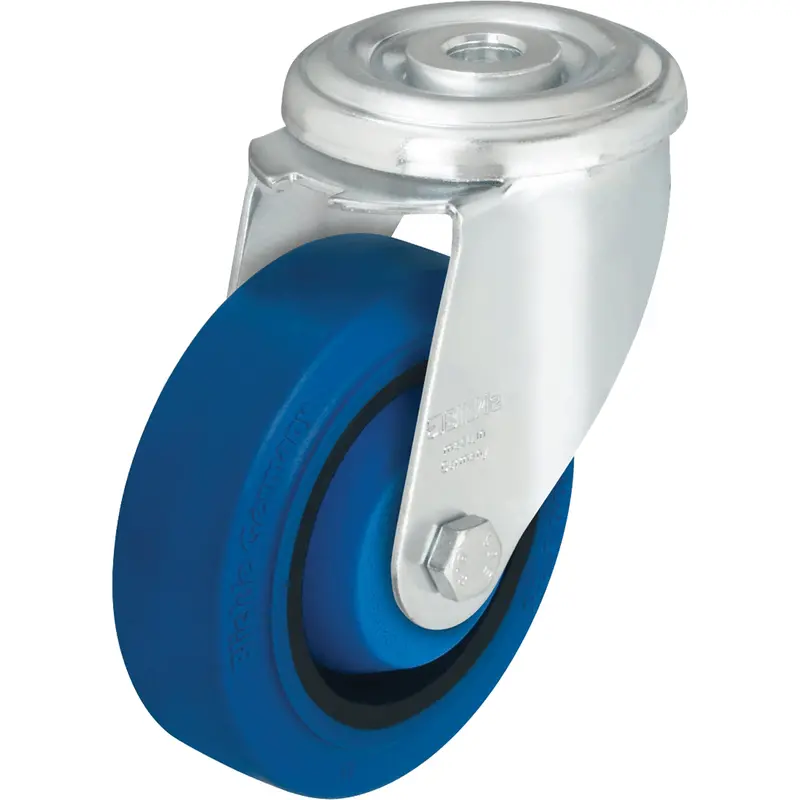 Hard Rubber Caster, Swivel, 4" Dia., 330 Lbs. (149.685 Kg.) Capacity 1