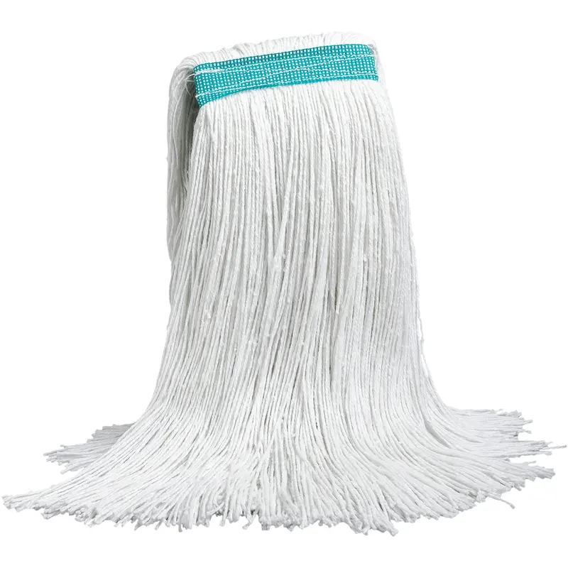 Hardstring Finisher Mop, Floor Finishing, Rayon, 24 Oz., Cut Style 1