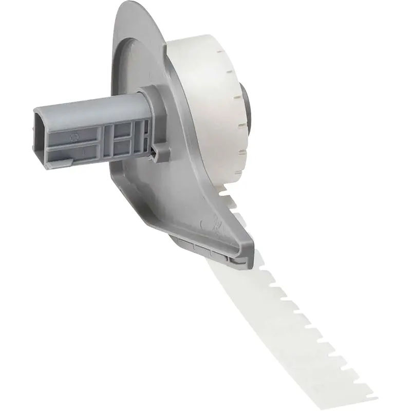 Harsh Environment Multi-Purpose Labels, Polyester, 0.35" L X 0.2" H, Black On Clear 1