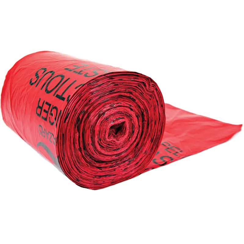 Hazardous Waste Bags, Bio-Hazard, 24" L X 33" W, 56.8 L (15 Gal.) Capacity 1