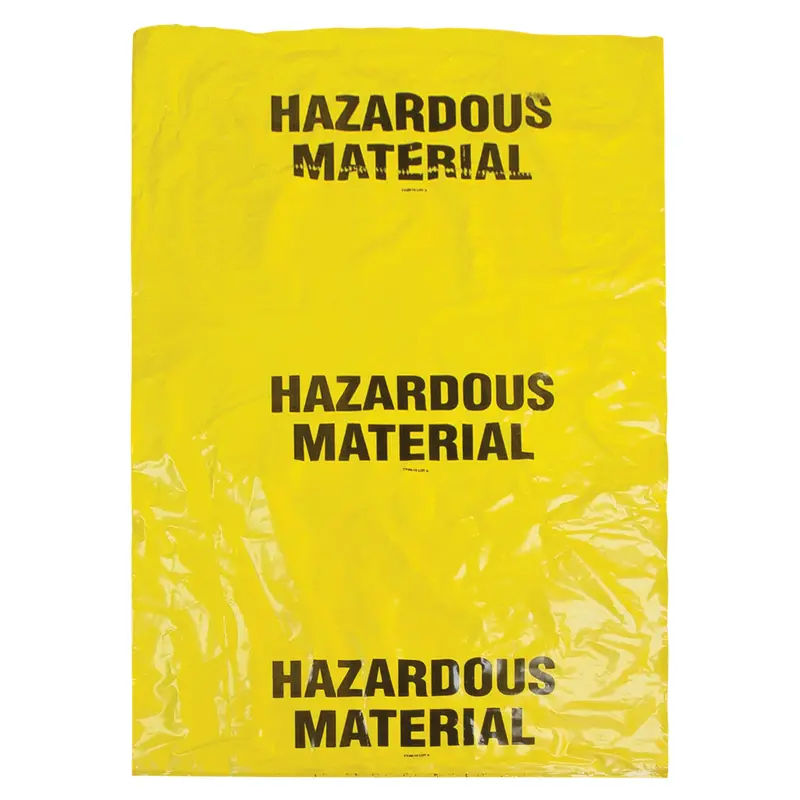 Hazardous Waste Bags, Infectious Waste, 60" L X 36" W, 208.2 L (55 Gal.) Capacity 1
