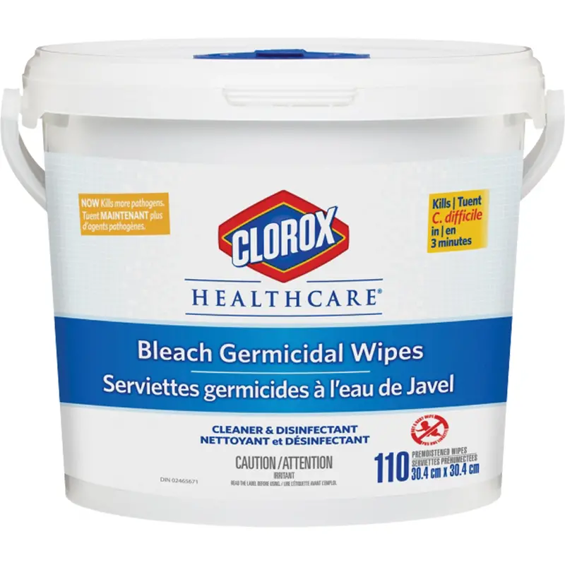 Healthcare® Disinfecting Bleach Wipes, 110 Count 1