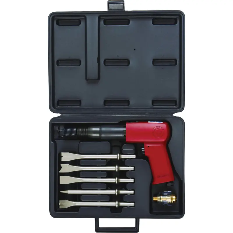 Heavy-Duty Air Hammer Kit, 25 Cfm, 1/4", 2300 Bpm, 3/4" X 3-1/2" (19 Mm X 89 Mm) 1