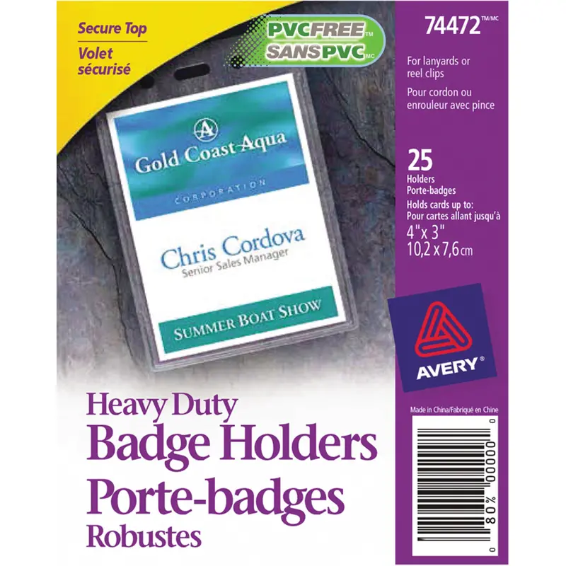 Heavy-Duty Badge Holder 1