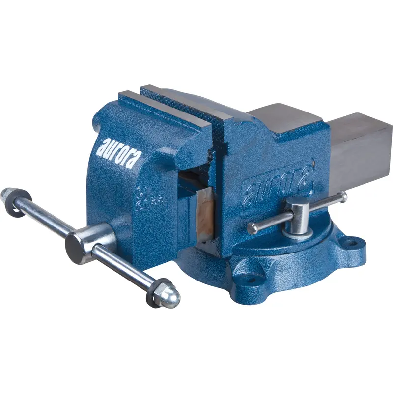 Heavy-Duty Bench Vise, 4" Jaw Width 1