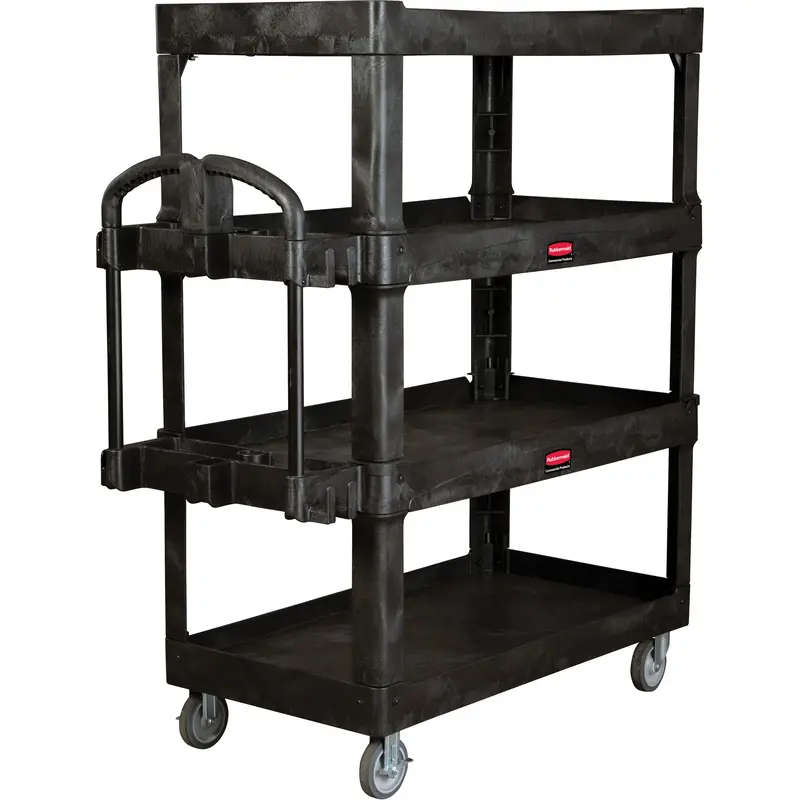Heavy-Duty Ergo Utility Cart, 4 Tiers, 24-1/4" X 62-2/5" X 54-1/10", 700 Lbs. Capacity 1