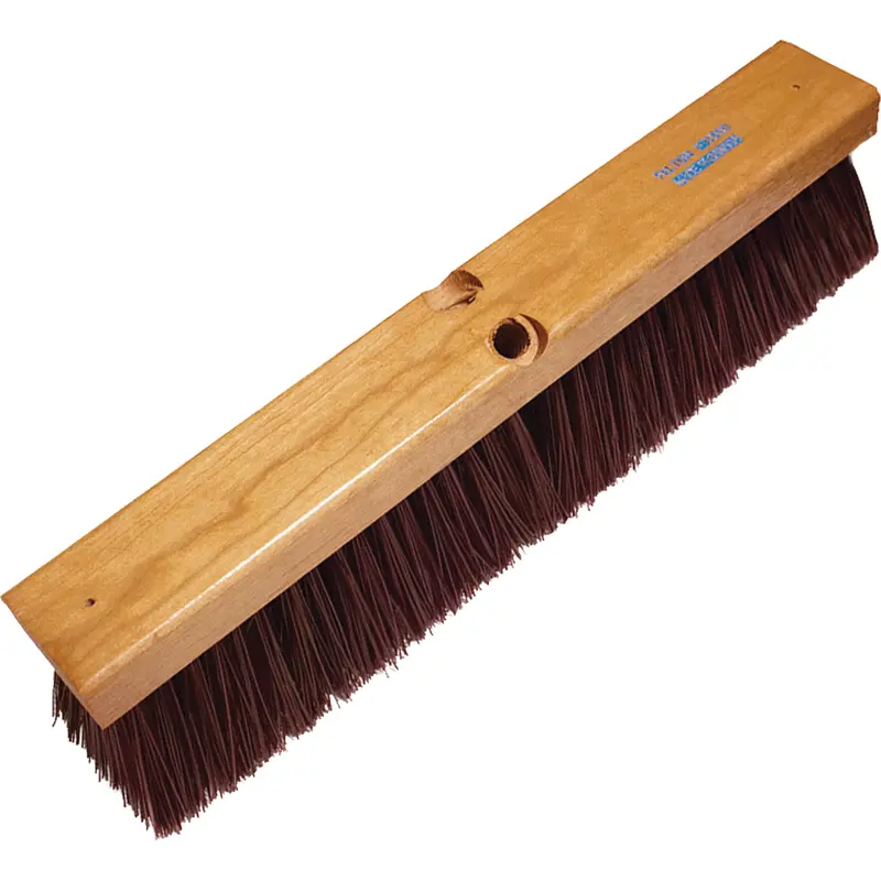 Heavy-Duty Garage & Concrete Push Broom, 24", Coarse/Stiff, Polypropylene Bristles 1