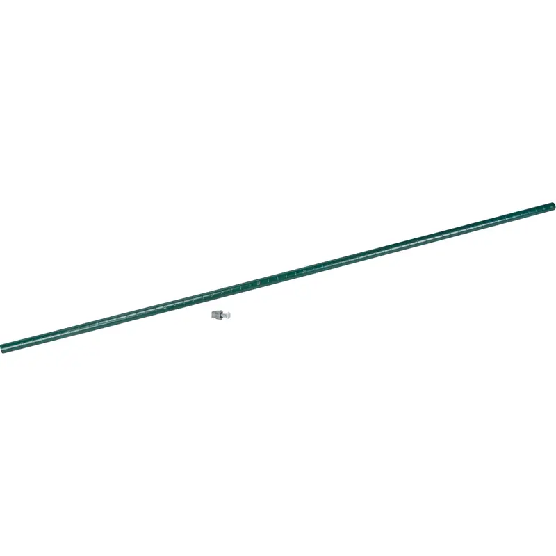 Heavy-Duty Green Epoxy Finish Wire Shelving Post 1