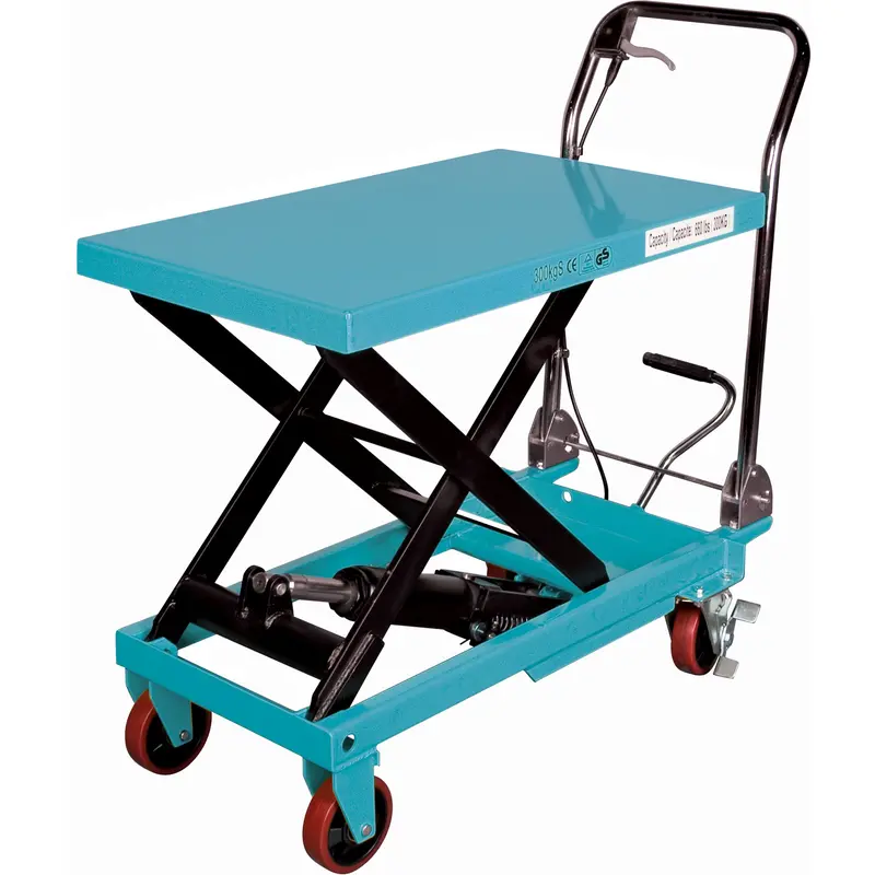 Heavy-Duty Hydraulic Scissor Lift Table, 32" L X 19-3/4" W, Steel, 1100 Lbs. Capacity 1