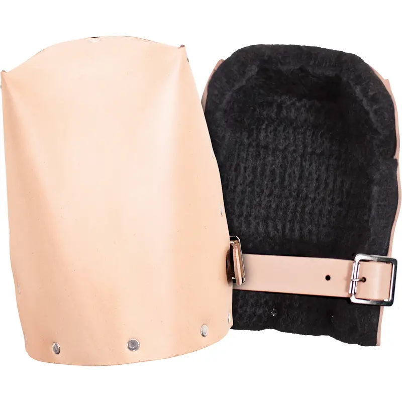 Heavy-Duty Knee Pad, Buckle Style, Leather Caps, Foam Pads 1