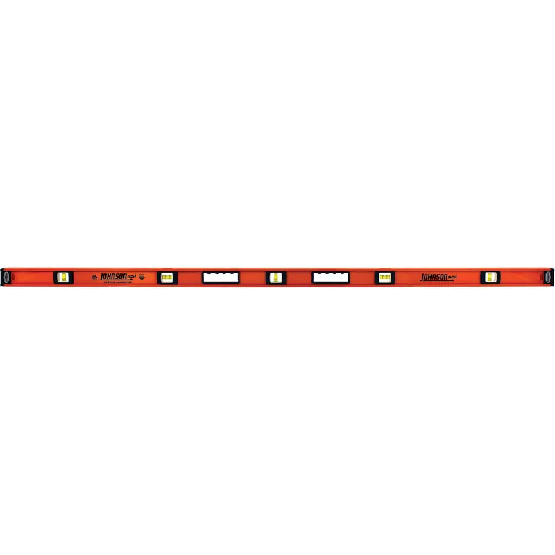Heavy Duty Level, I-Beam, 72" L, Aluminum, 5, Non-Magnetic 1