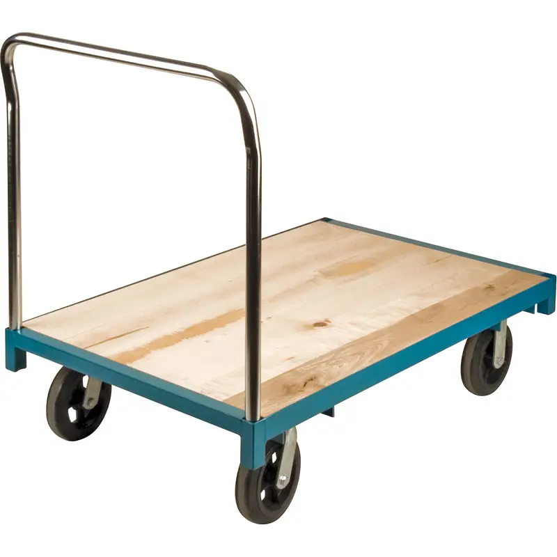 Heavy-Duty Platform Truck, 48" L X 30" W, 2000 Lbs. Capacity, Rubber Casters 1