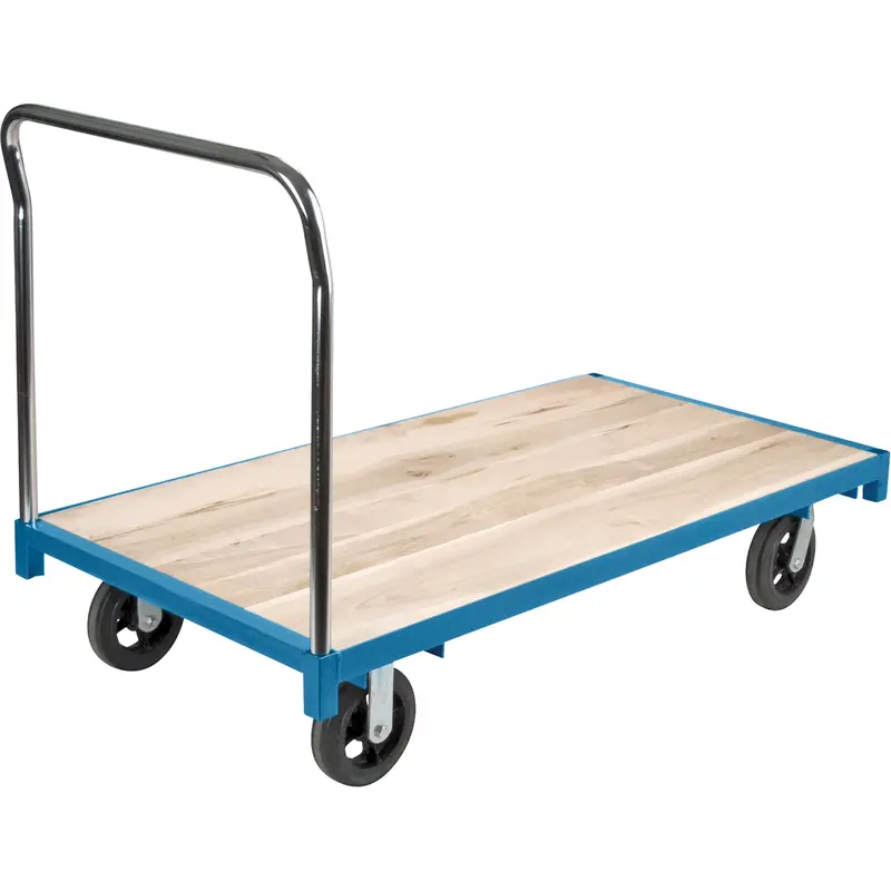 Heavy-Duty Platform Truck, 60" L X 30" W, 2000 Lbs. Capacity, Rubber Casters 1