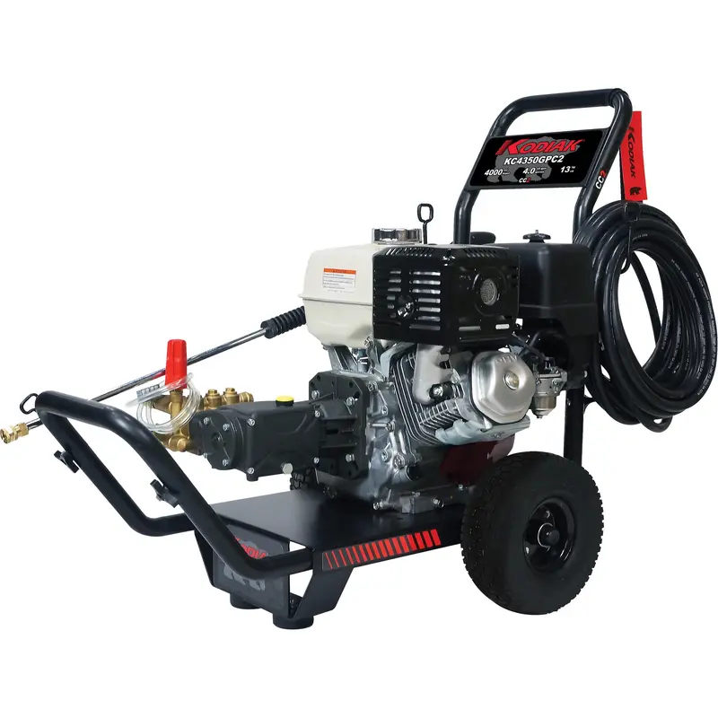 Heavy-Duty Professional Pressure Washers, Gasoline, 3500 Psi, 3.8 Gpm 1