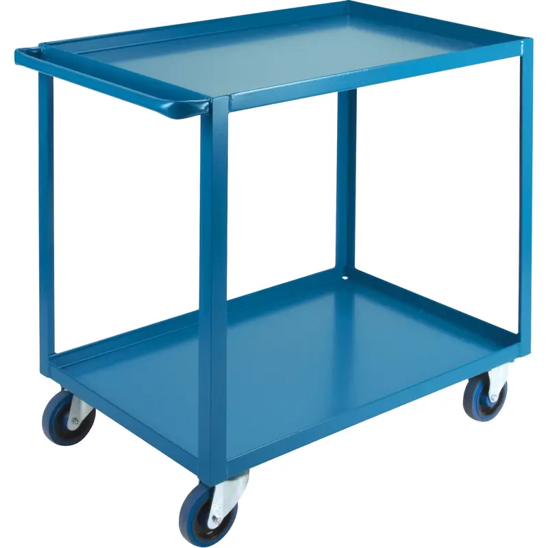Heavy-Duty Shelf Carts, 2 Tiers, 24" W X 36" H X 39" D, 1200 Lbs. Capacity 1