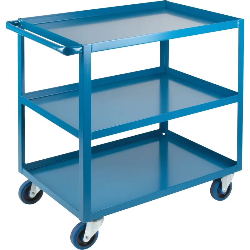 Heavy-Duty Shelf Carts, 3 Tiers, 24" W X 36" H X 39" D, 1200 Lbs. Capacity 1