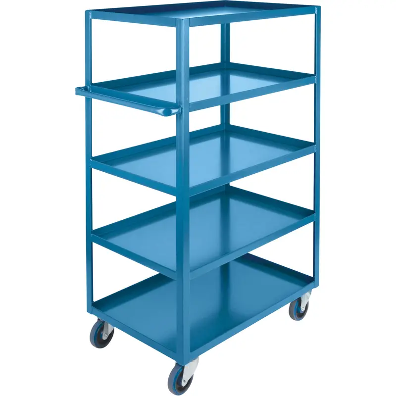 Heavy-Duty Shelf Carts, 5 Tiers, 24" W X 61" H X 39" D, 1200 Lbs. Capacity 1